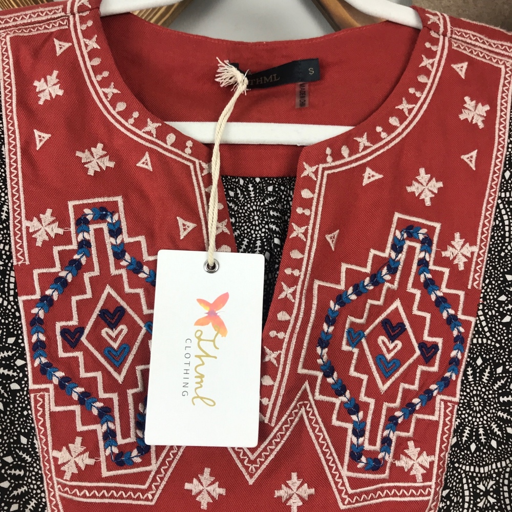 THML for Stitchfix | Boho Peasant Blouse - Picture 3 of 6